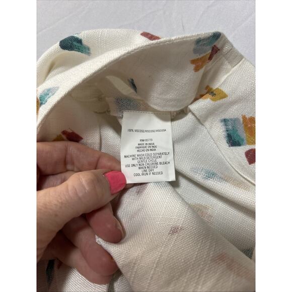 O'NEILL Marlin Women's XL Woven Flowy Mini Skirt Neutral Cottagecore Summer - Picture 5 of 7